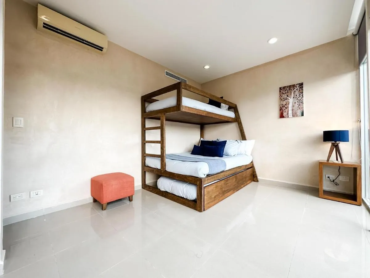 Azulb15 3 Bedroom Playacar Phase II Playa del Carmen Apartment
